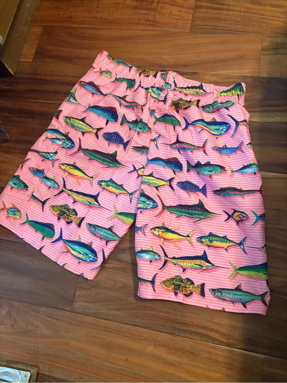 Broken Threads Surf Fish Hybrid‎ Swim Trunks Board Shorts Print M NWT (1358)